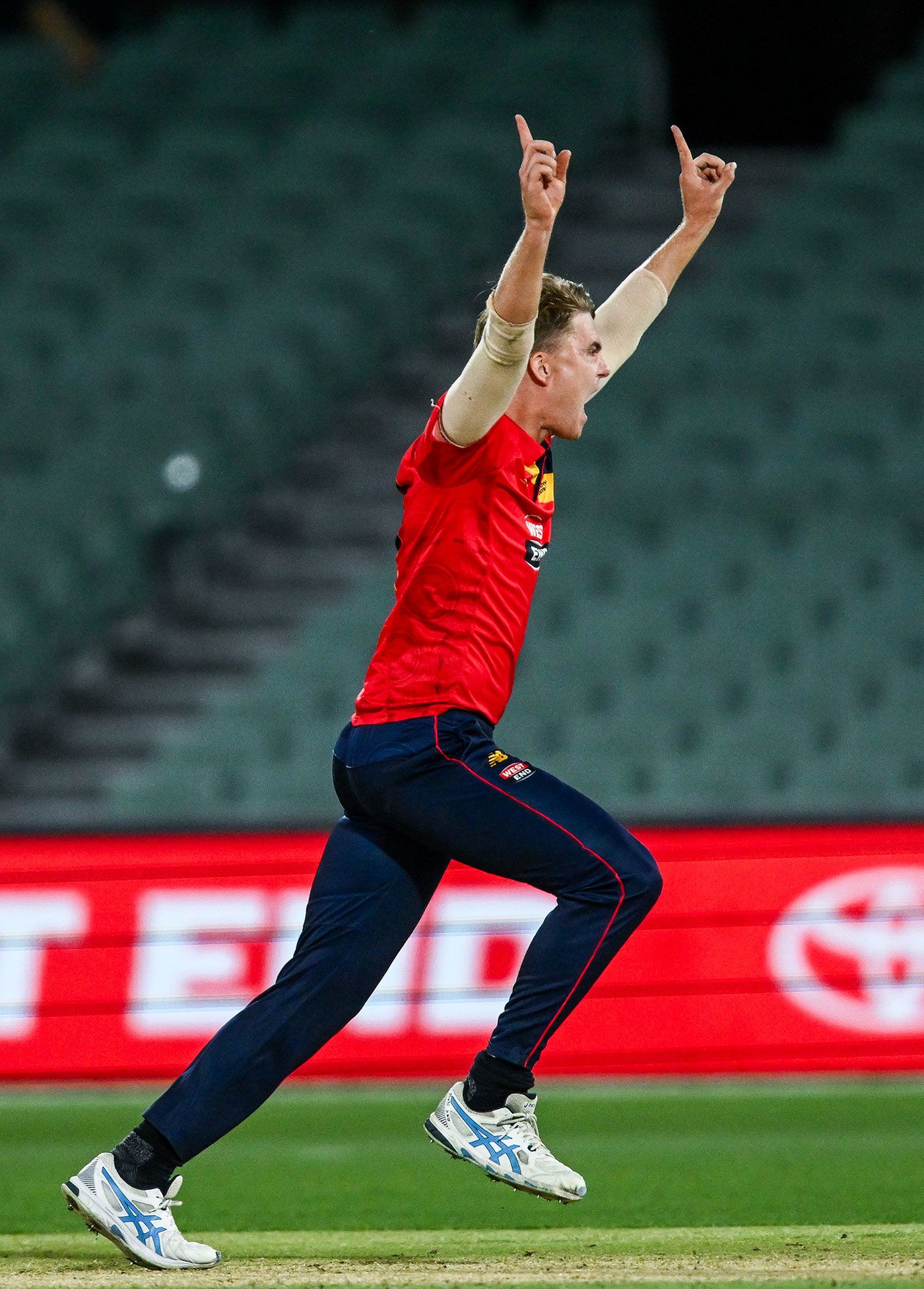 Henry Thornton's four wickets were central to South Australia's success