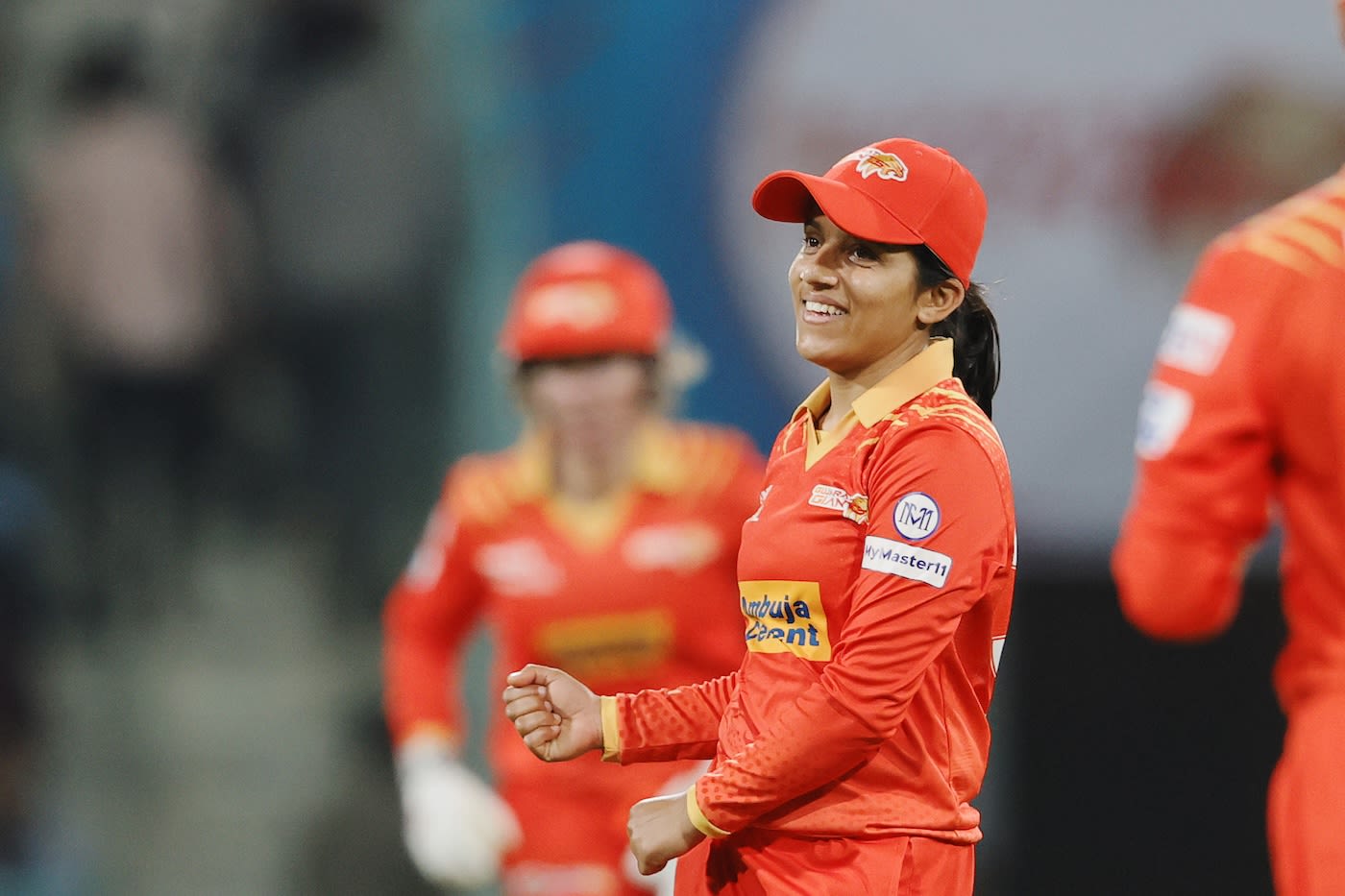 Tanuja Kanwar had a beaming smile after removing Grace Harris