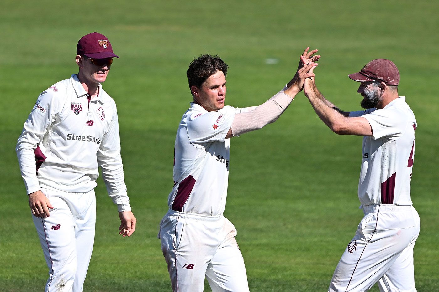Queensland's bowlers chipped away at Tasmania's second innings