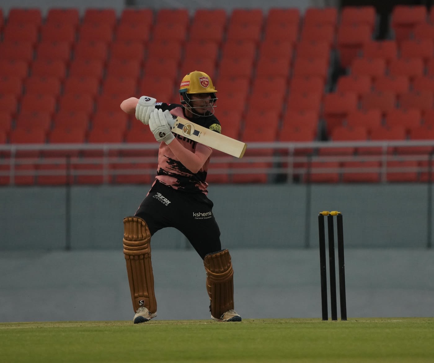Harnoor Singh hits one off the back foot