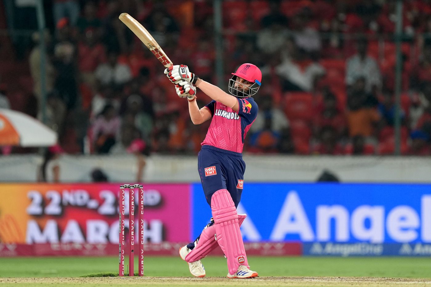 Shubham Dubey impressed in the lower order