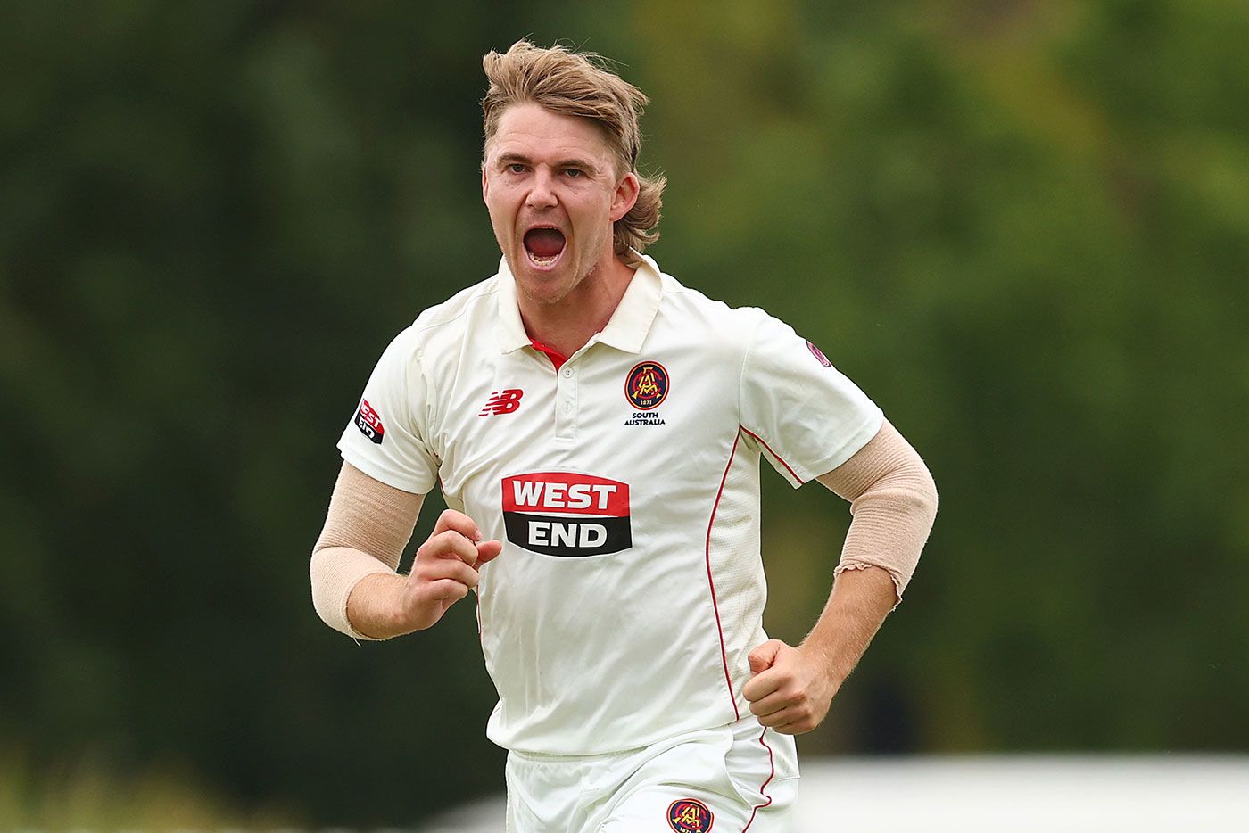 Henry Thornton celebrates a breakthrough