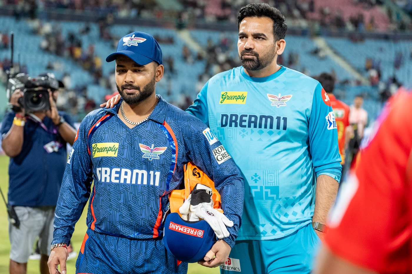 Captain Rishabh Pant and mentor Zaheer Khan after LSG's second loss in three matches
