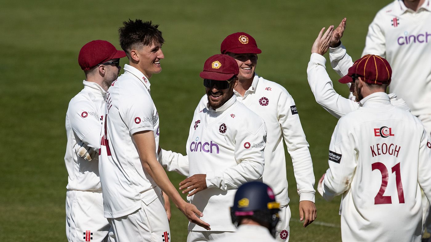 Raphael Weatherall produced a triple-wicket burst