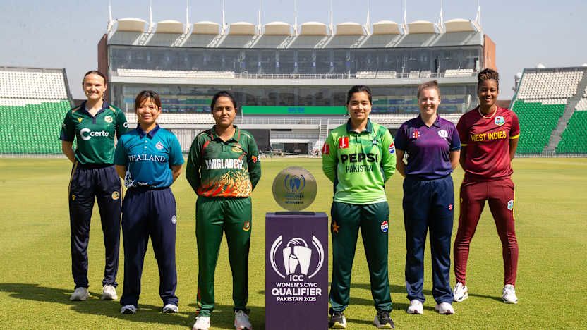 The six captains strike a pose ahead of the qualifiers