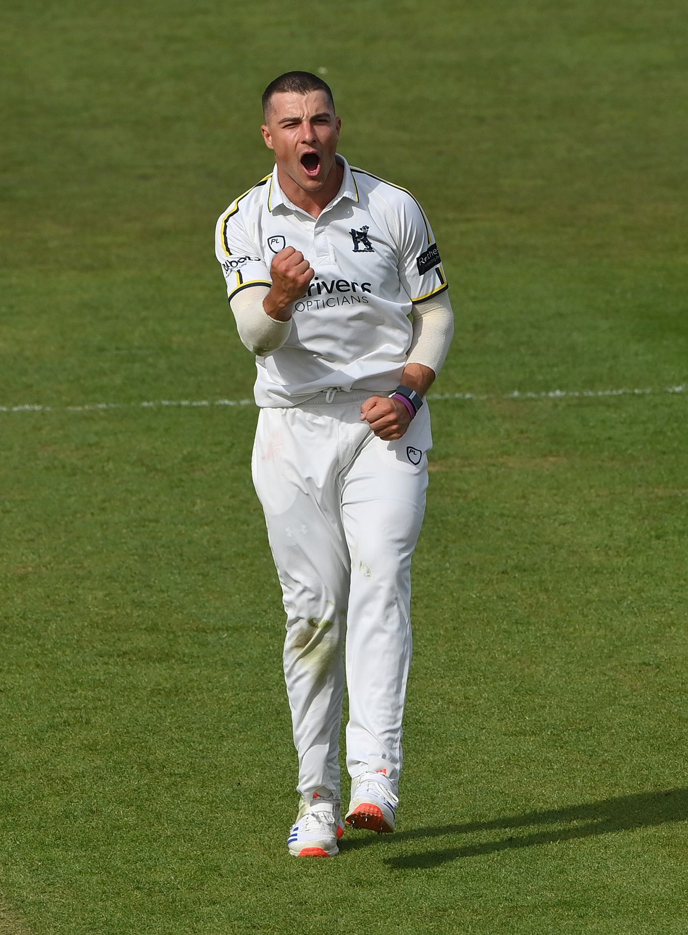 Michael Booth claimed three wickets on day one