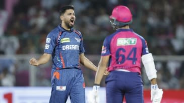 Avesh Khan sticks to his guns to win a Russian roulette of yorkers at the death