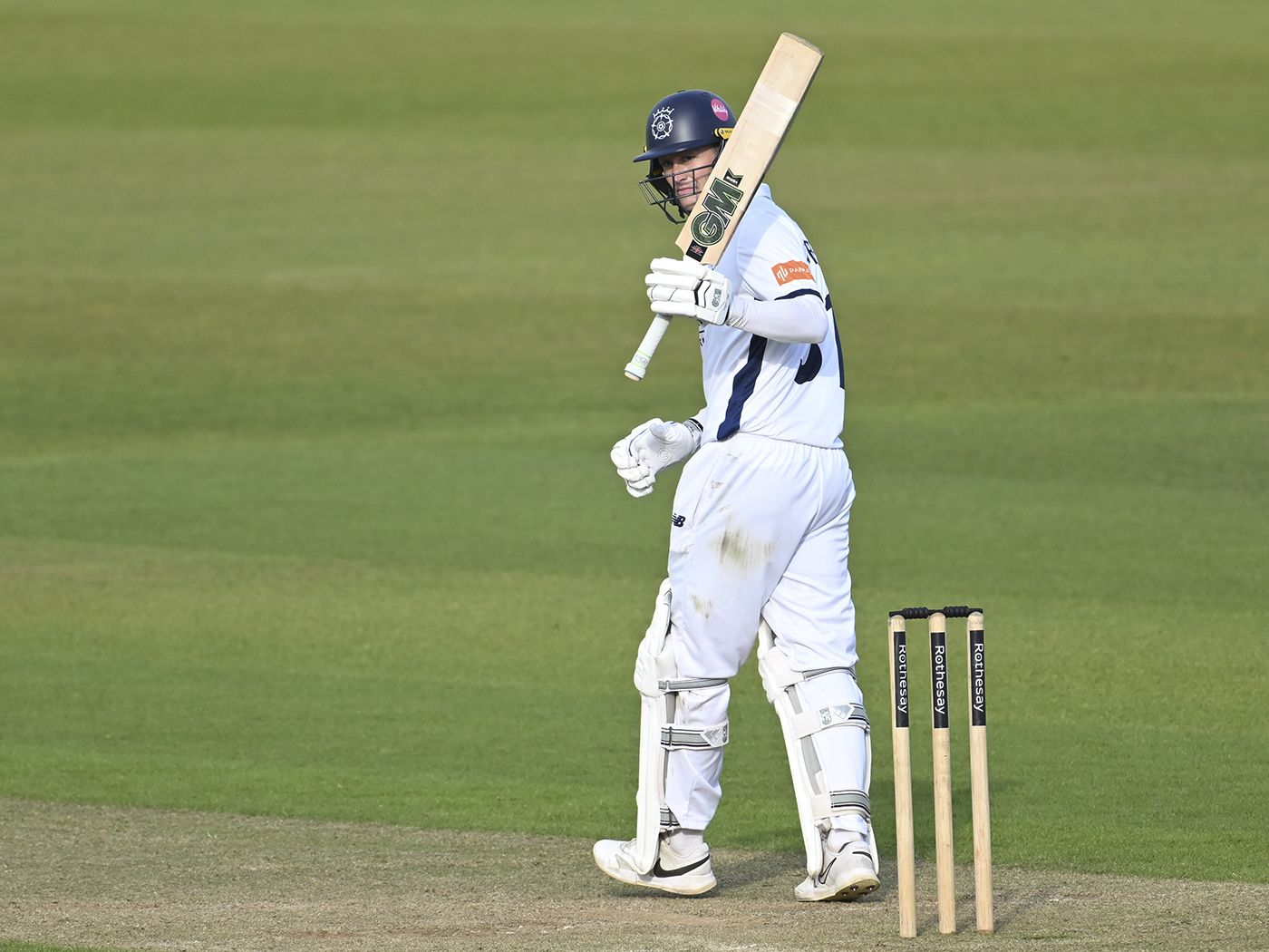 Nick Gubbins reached a dogged half-century