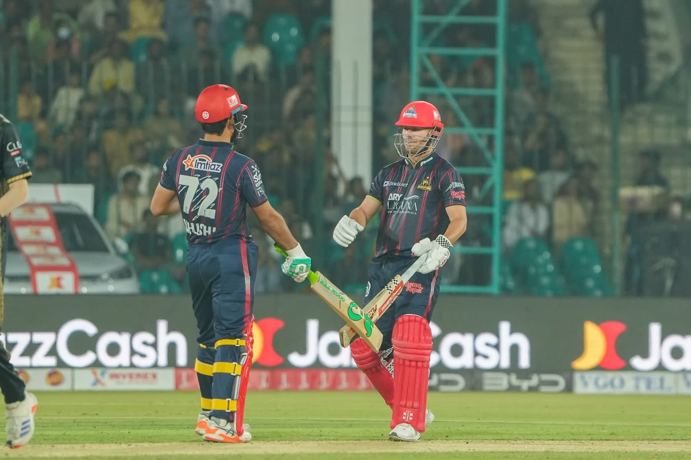 David Warner and Khushdil Shah played crucial knocks
