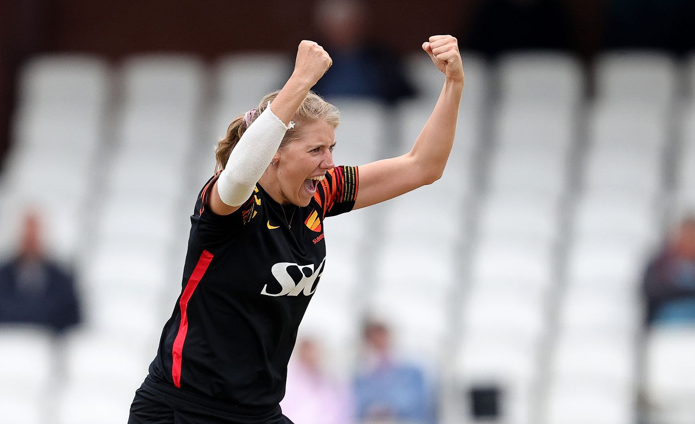 Kelly Castle, in action for Sunrisers in 2023