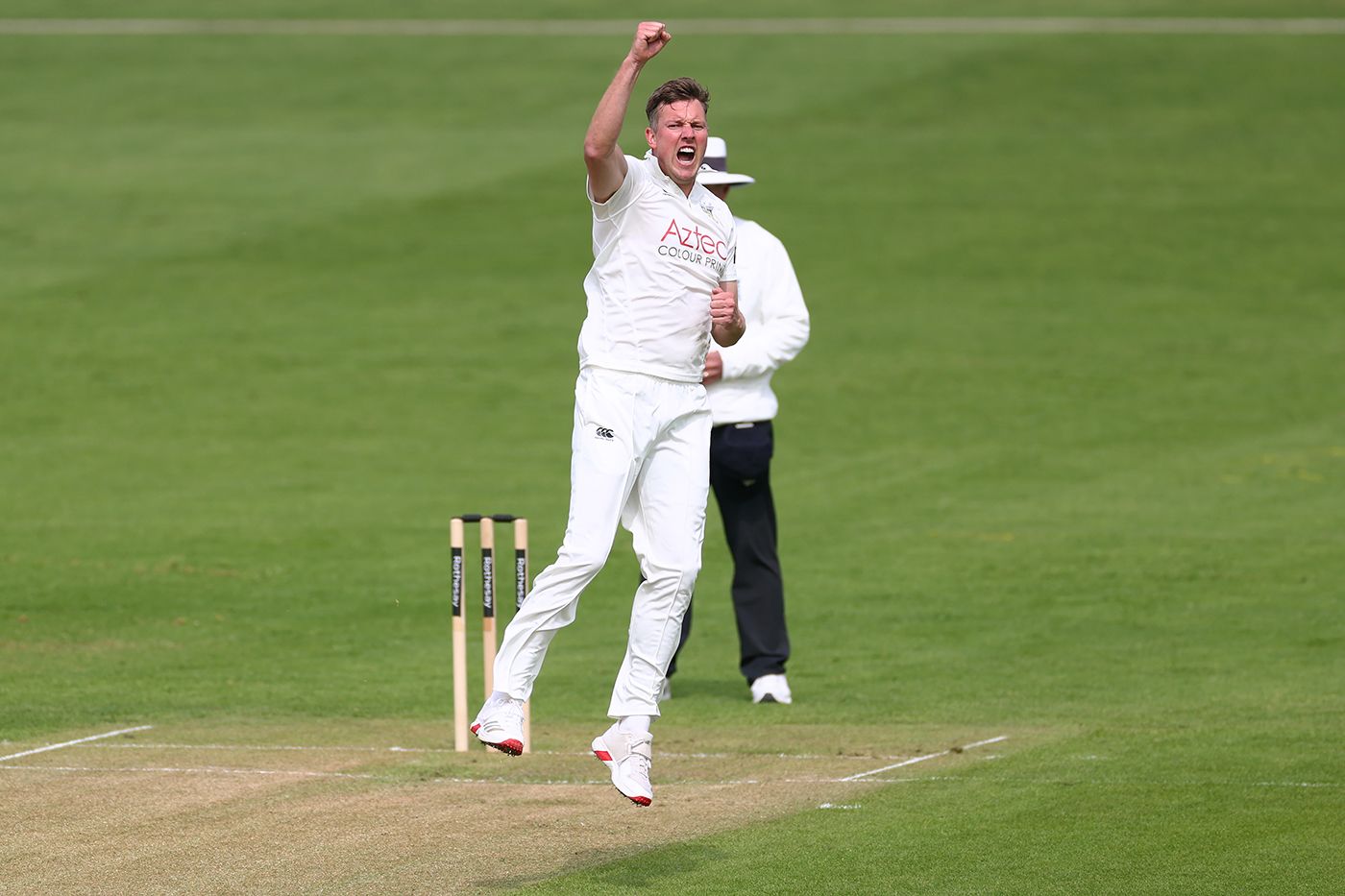 Jake Ball produced a three-wicket opening burst