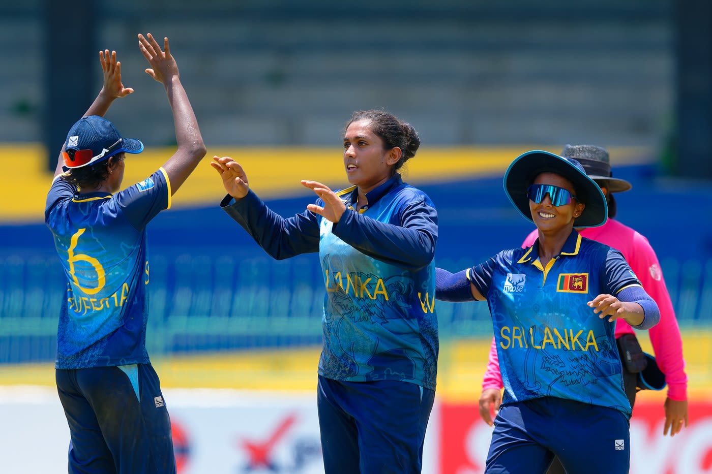 Dewmi Vihanga struck thrice on her ODI debut