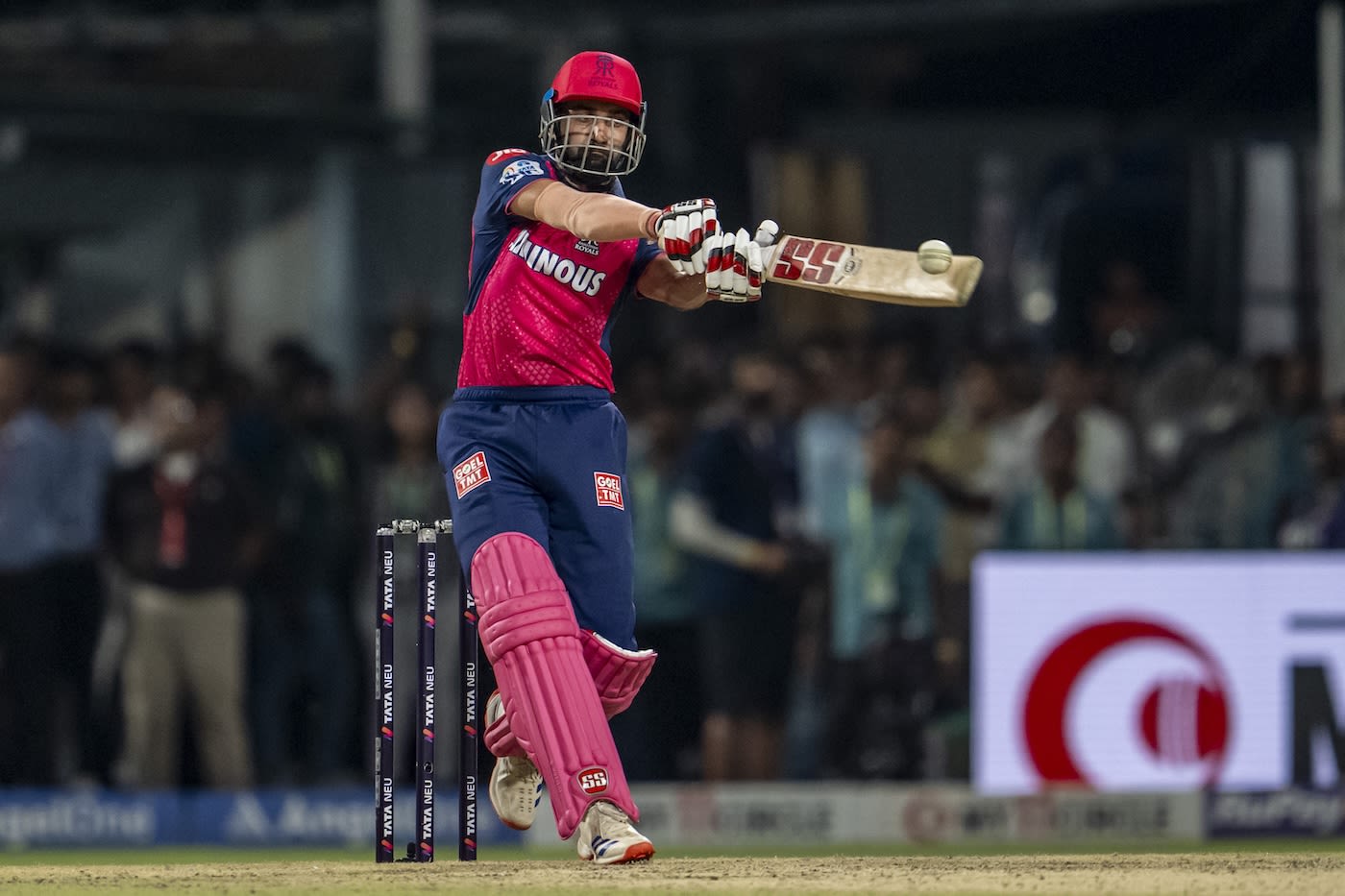 Shubham Dubey gave KKR a scare in the last over