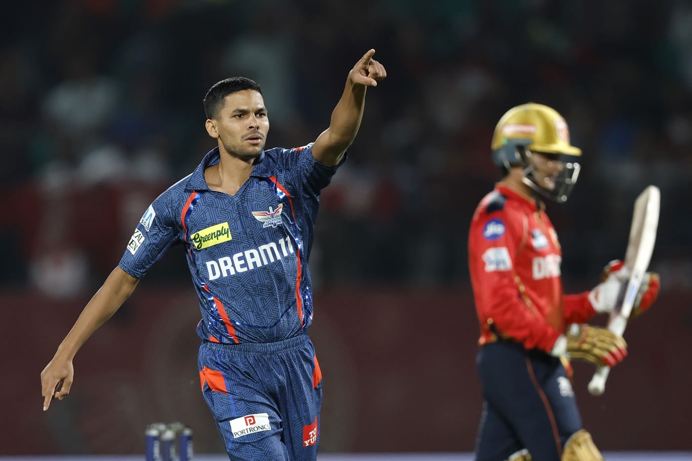 Akash Singh, in his first game of the season, struck in his first over