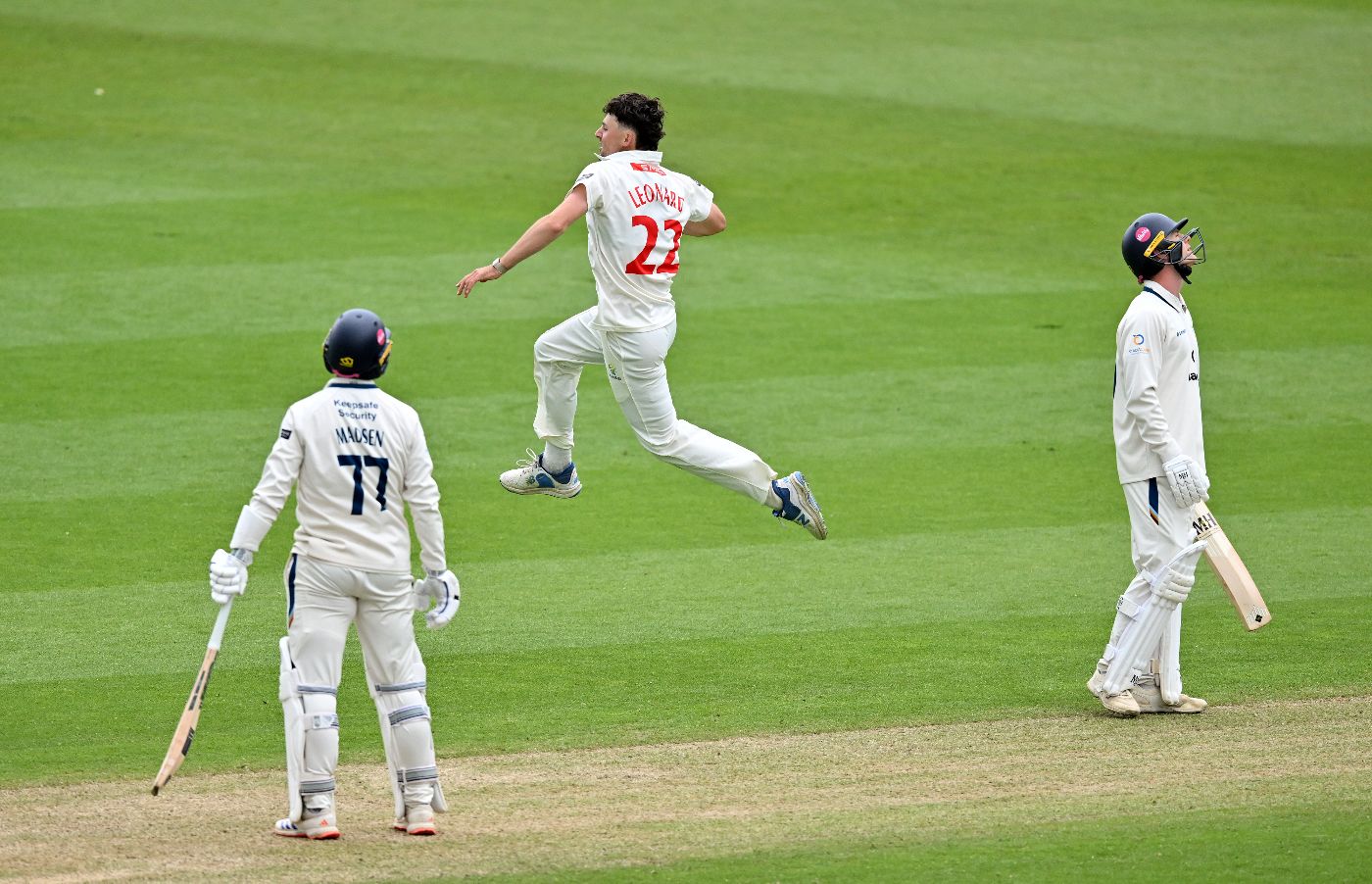 Ned Leonard celebrates the dismissal of Wayne Madsen