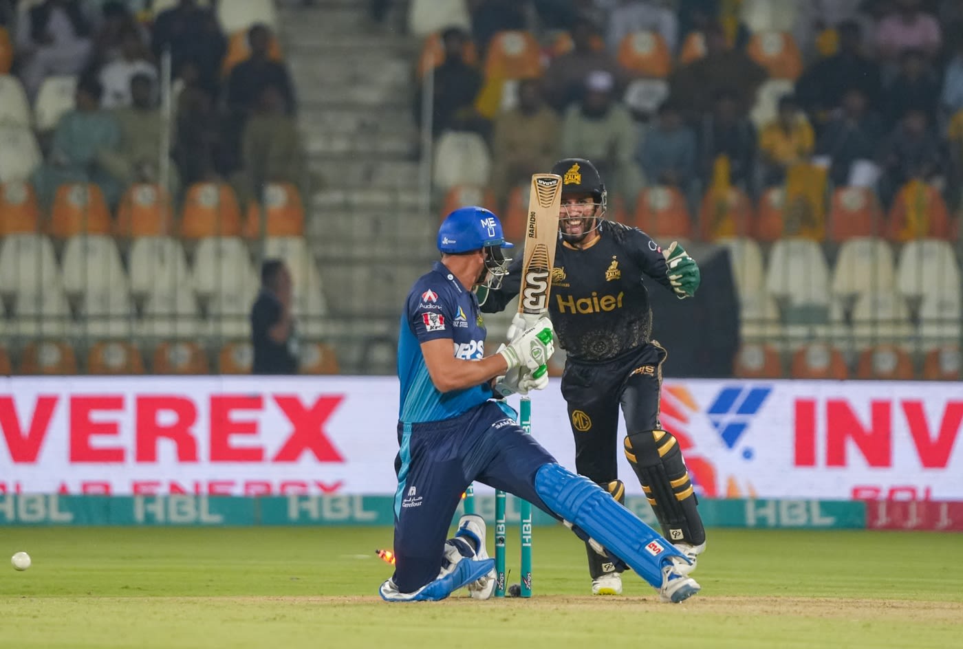 Muhammad Amir Barki was bowled by Maaz Sadaqat