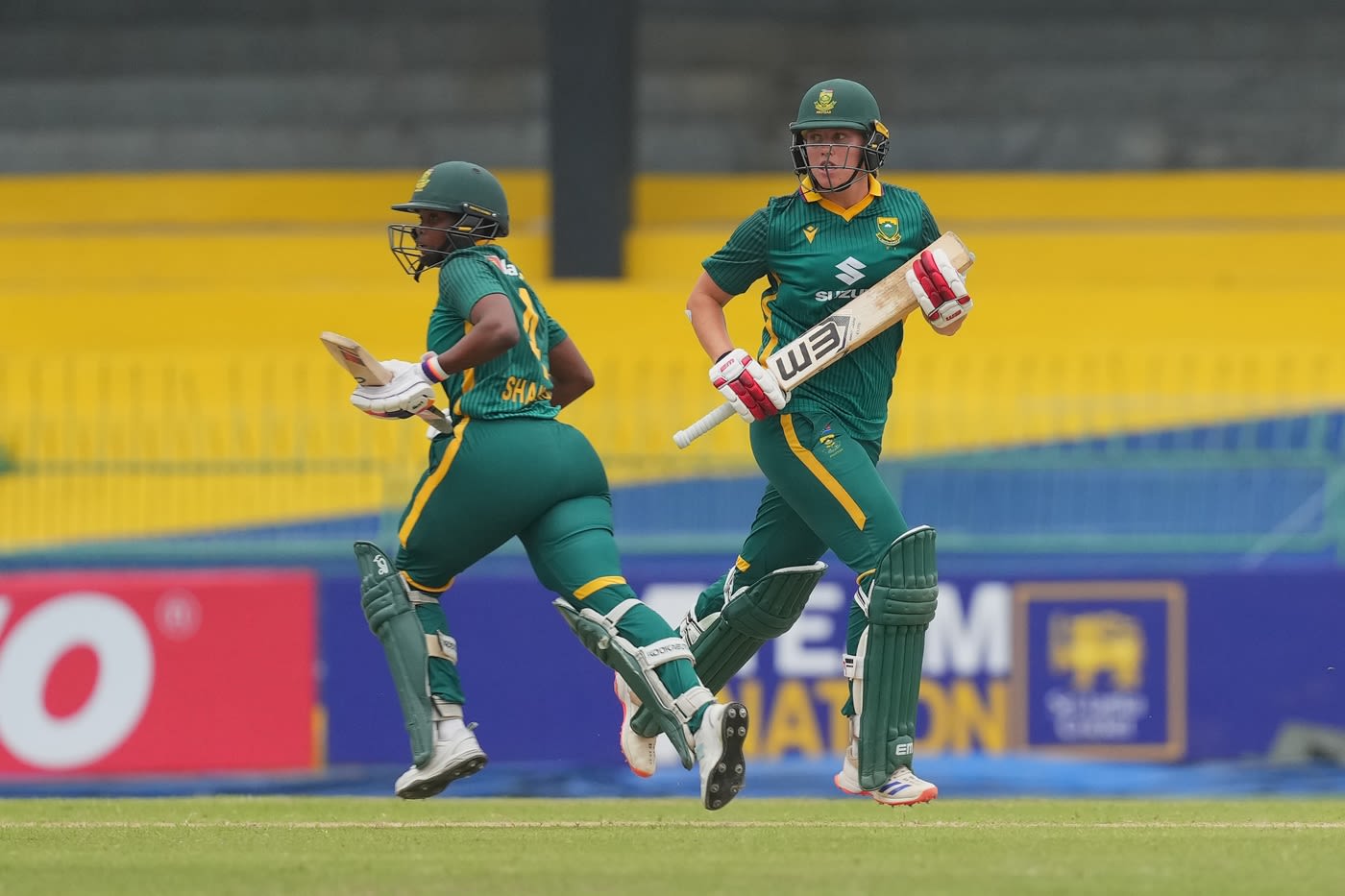 Nondumiso Shangase and Annerie Dercksen added 70 runs for the fifth wicket