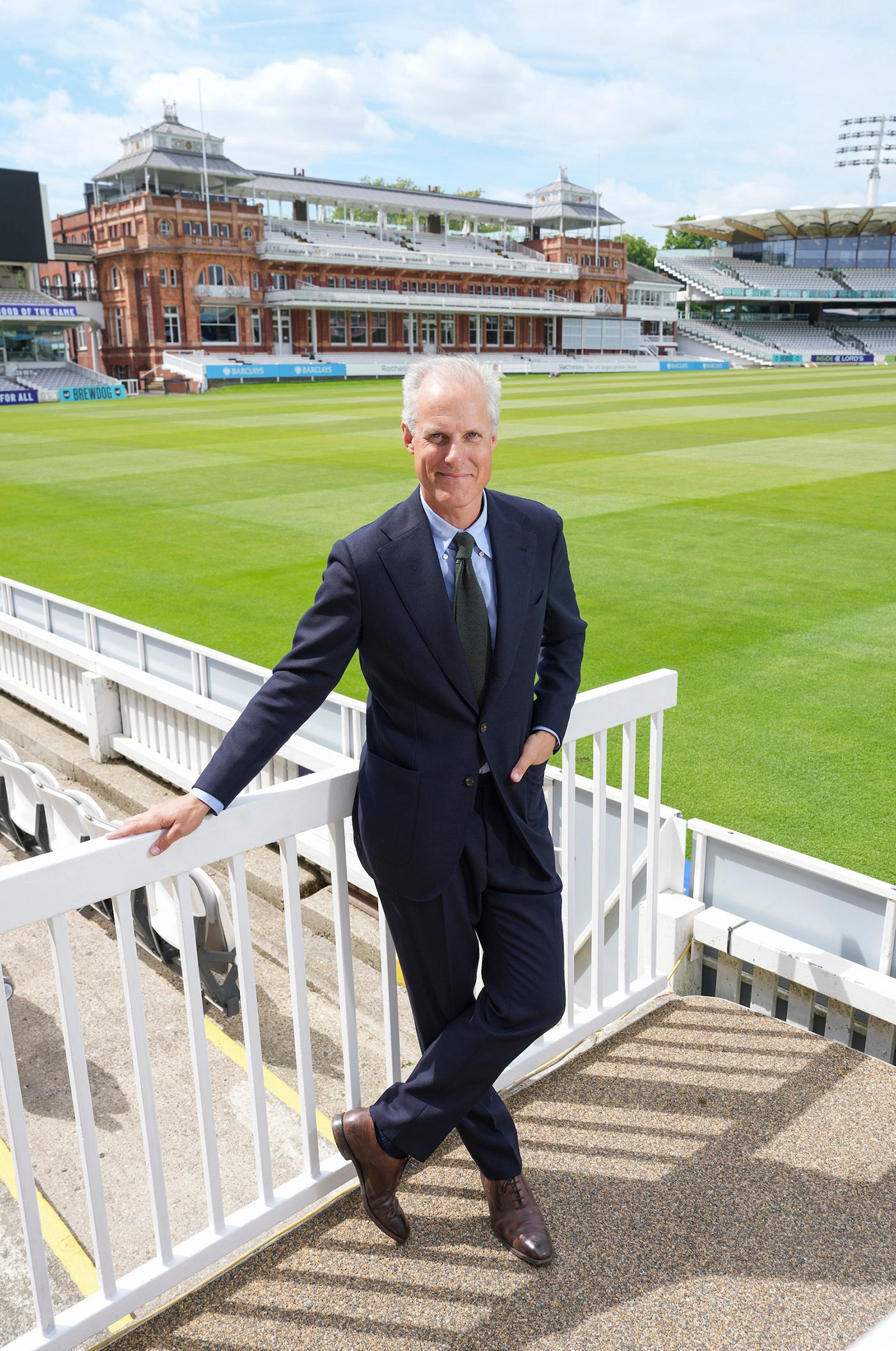 Incoming MCC President Ed Smith at Lord's