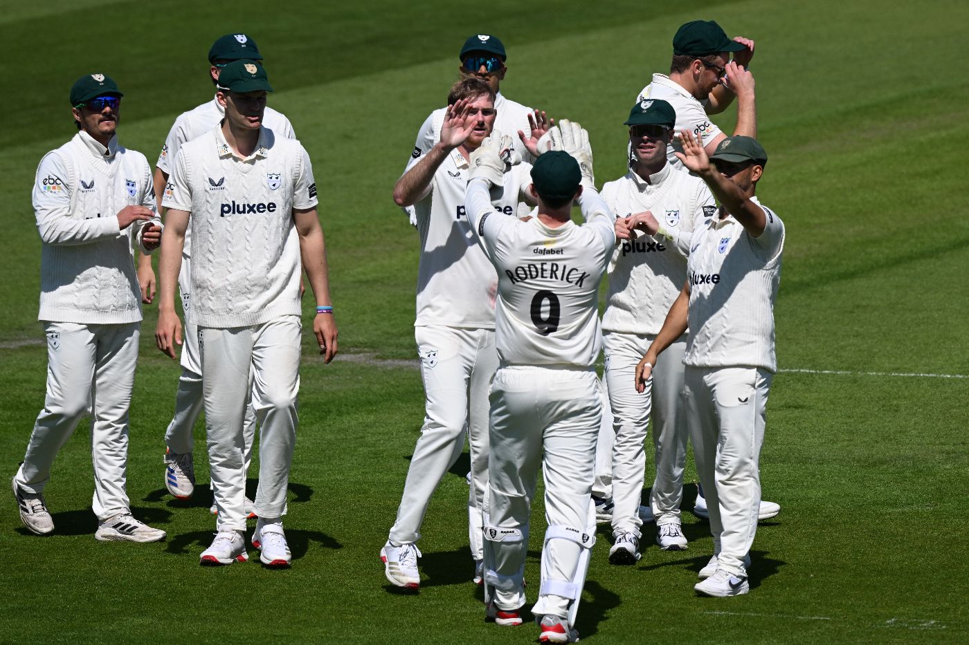 Tom Taylor made a dent in Sussex's top order