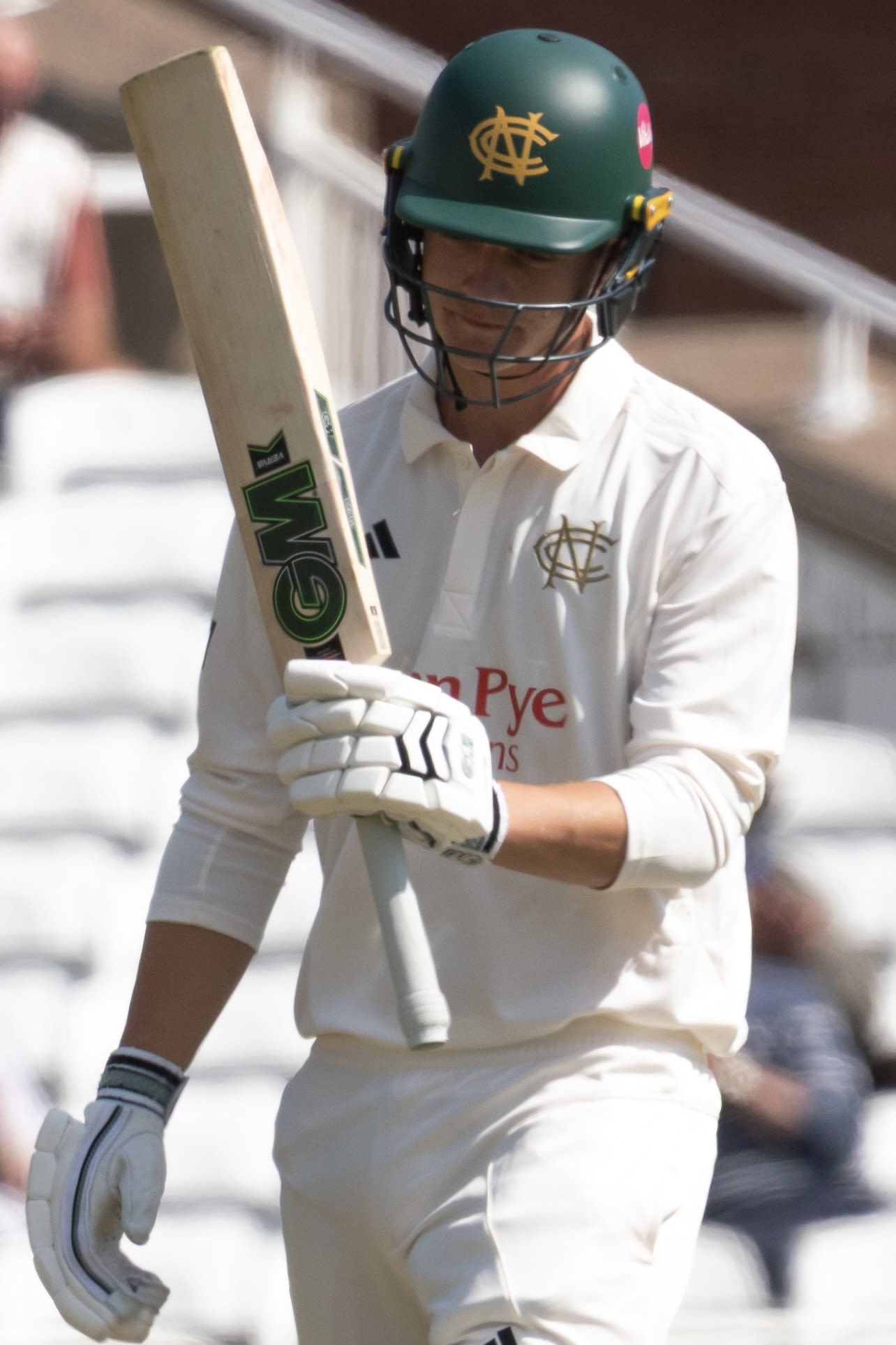 Freddie McCann made another century for Nottinghamshire 