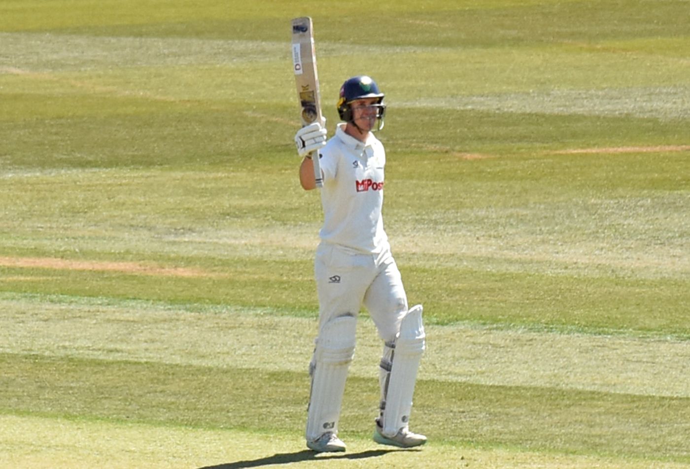 Ben Kellaway celebrates reaching 150