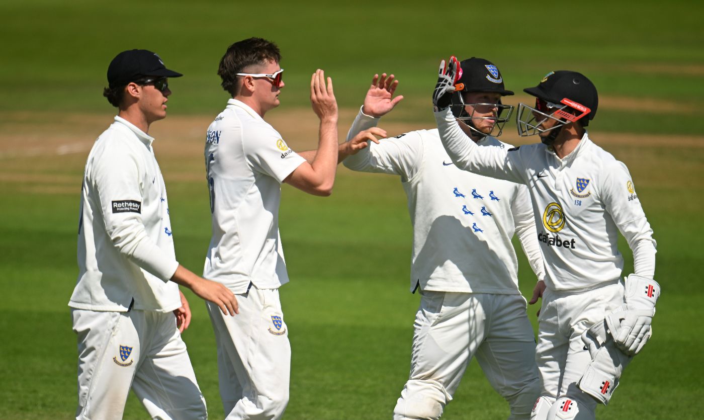 Jack Carson chipped away for Sussex