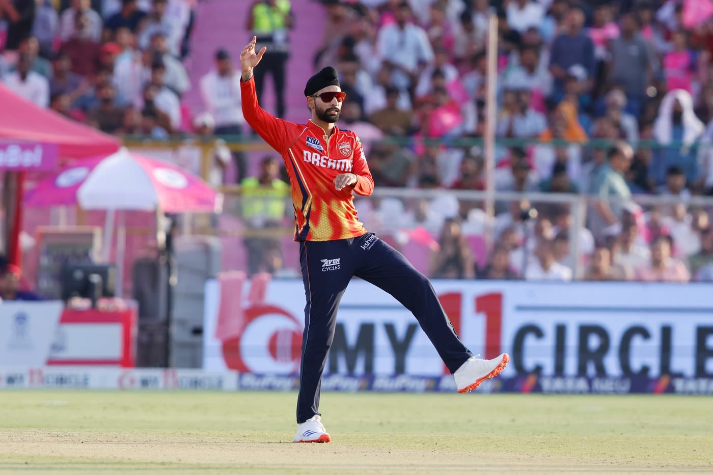 Harpreet Brar picked off both Rajasthan Royals openers