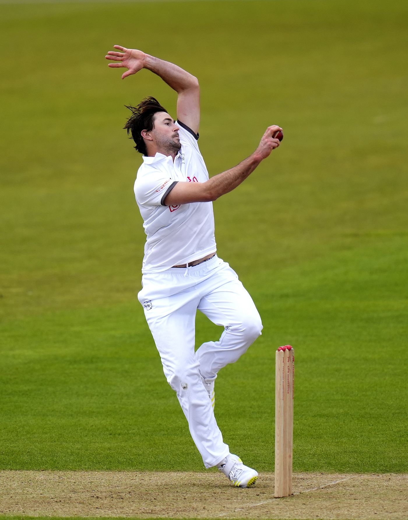 James Fuller prepares to let one go