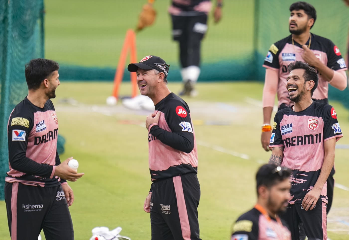 PBKS coach Ricky Ponting and their players were in a cheerful mood ahead of the playoffs