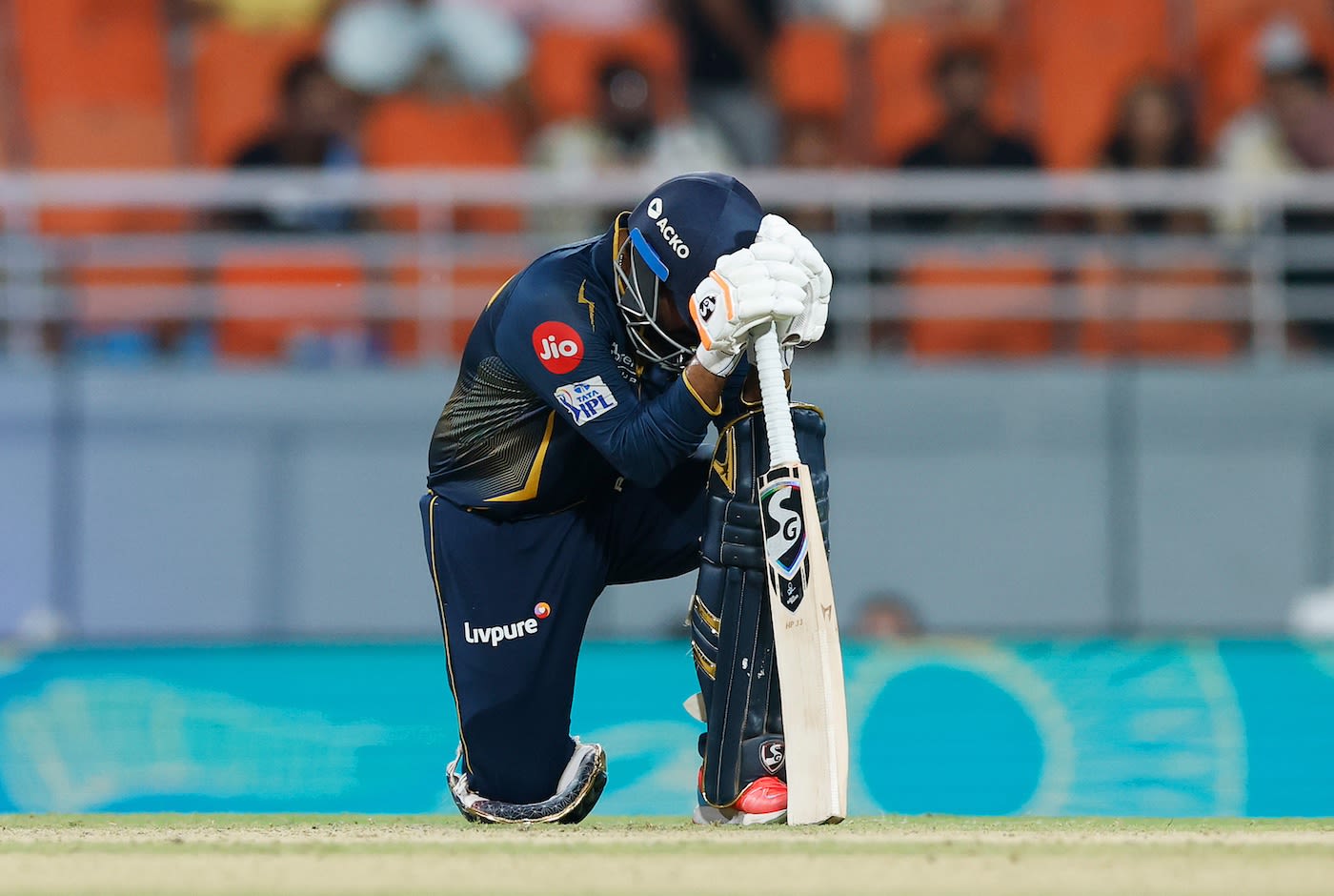 Rahul Tewatia couldn't take Gujarat Titans through