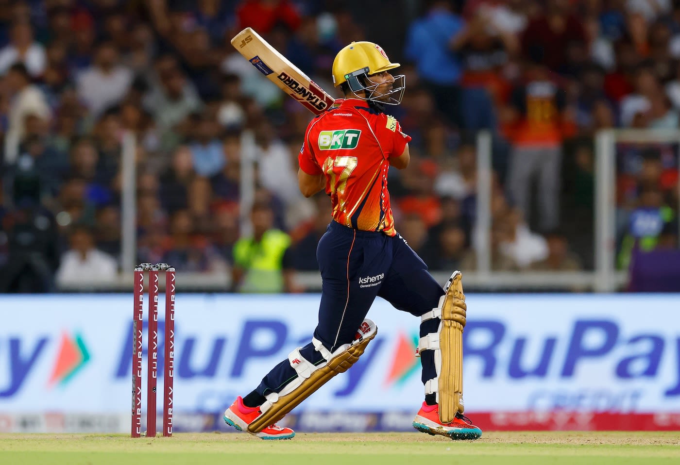 Shashank Singh saw wickets fall around him towards the end