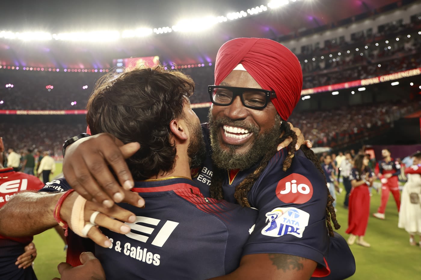 Chris Gayle was fully dressed for the occasion