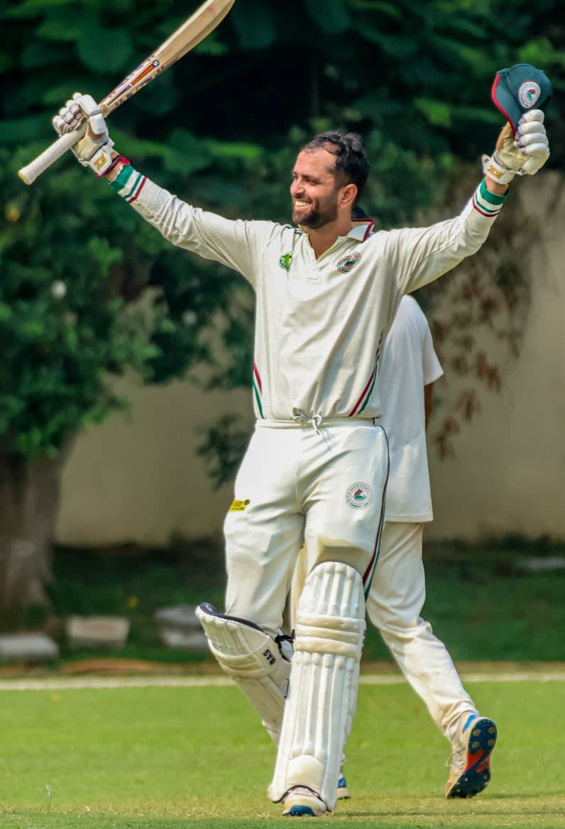 Gitansh Khera brings up his hundred