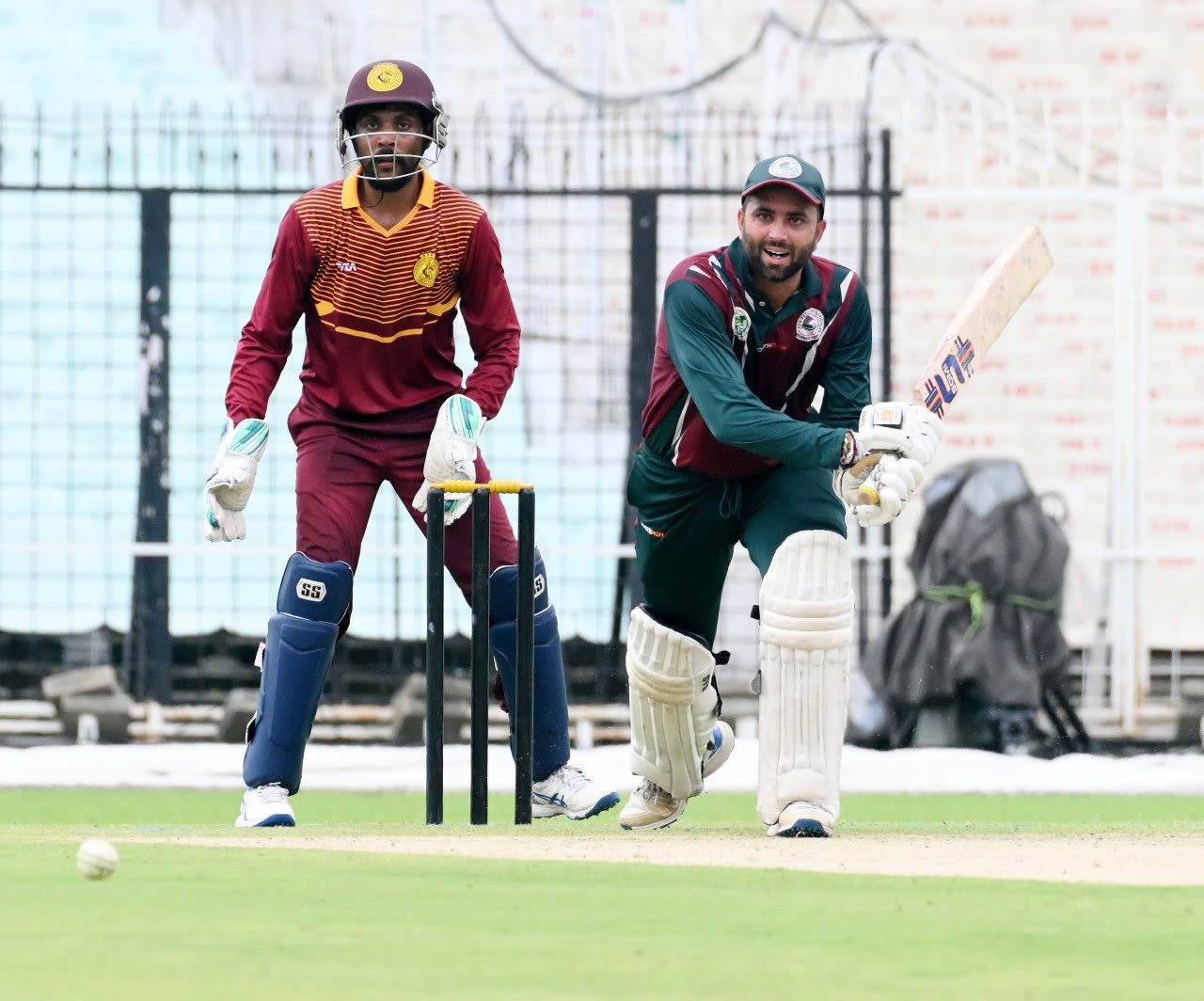 Gitansh Khera plays one on the off side