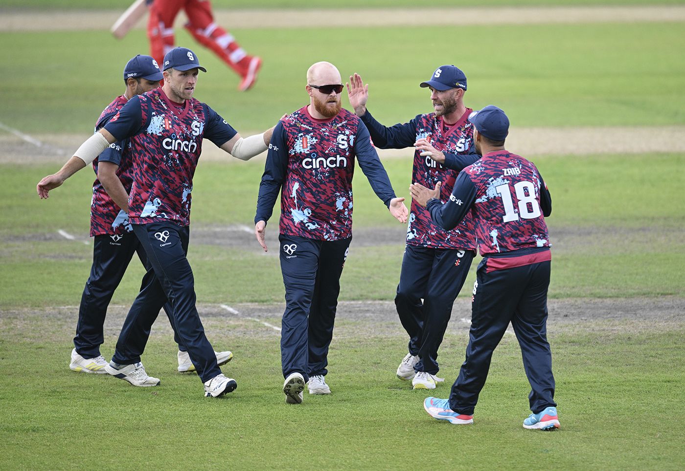 Lloyd Pope helped close out victory for the visitors