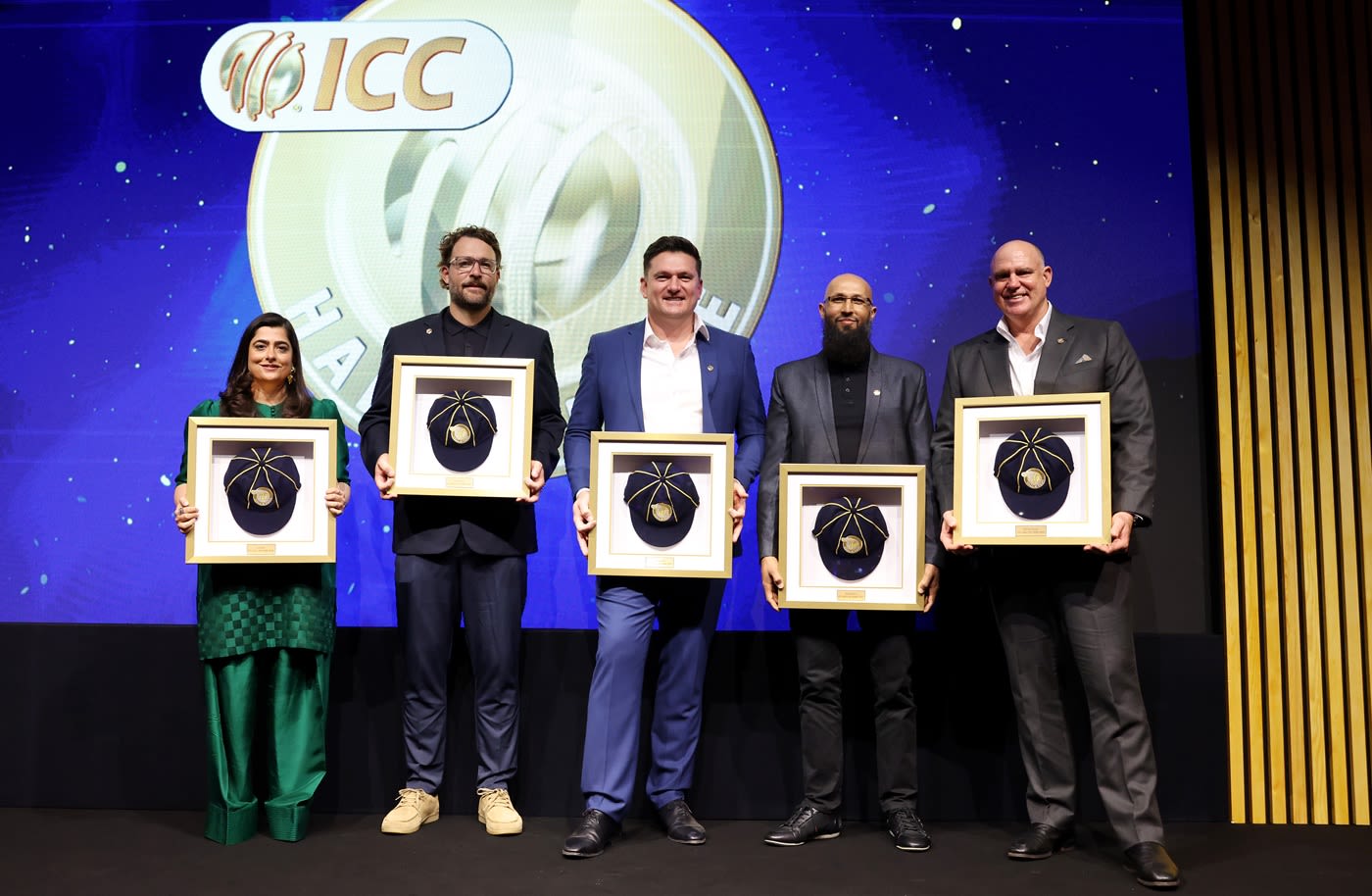 Sana Mir, Daniel Vettori, Graeme Smith, Hashim Amla and Matthew Hayden were among the latest inductees into the ICC Hall of Fame