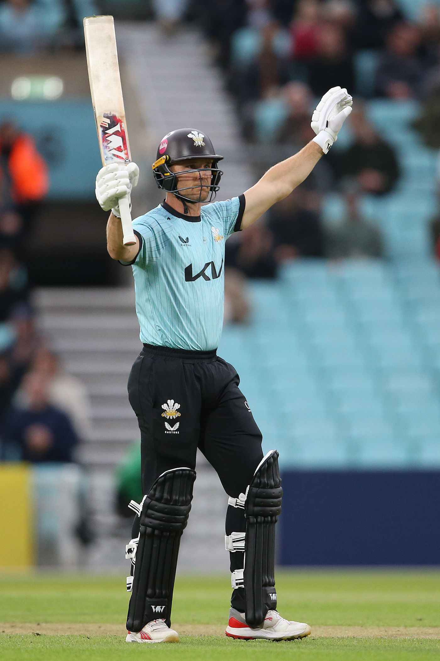 Laurie Evans got Surrey over the line