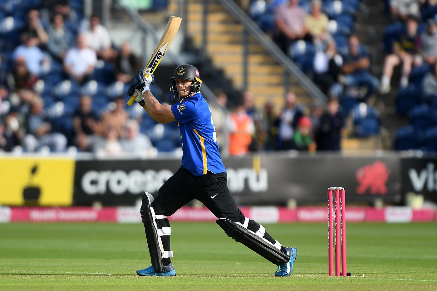 Harrison Ward on his way to a half-century
