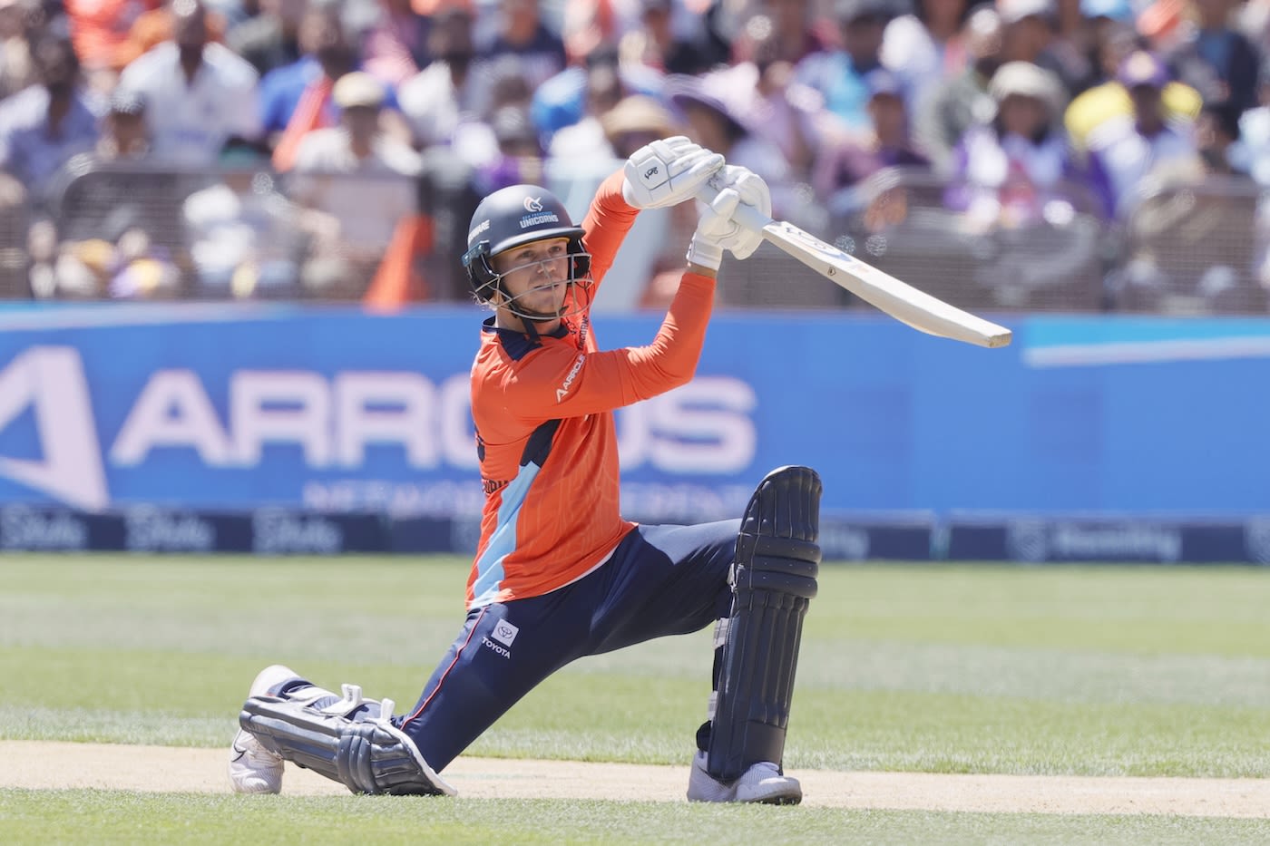 Jake Fraser-McGurk bashed 11 sixes in his knock