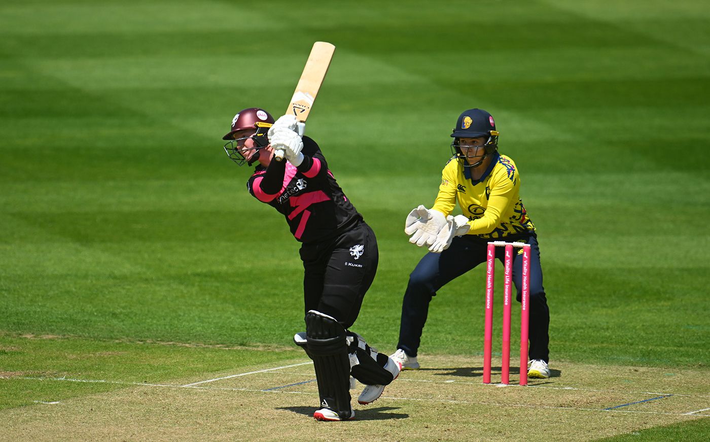 Rebecca Odgers comes down to drive