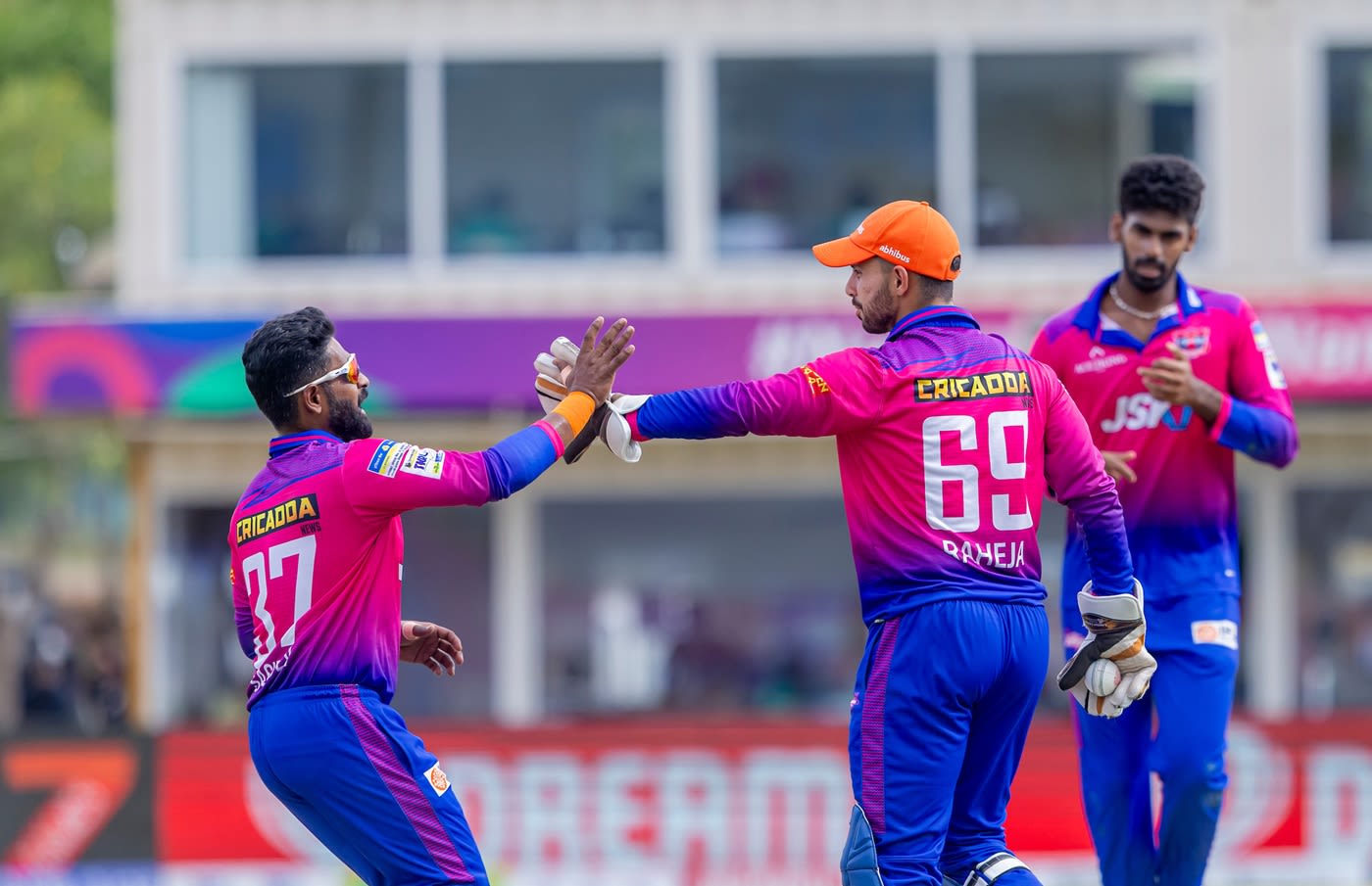 Tushar Raheja was sharp behind the stumps