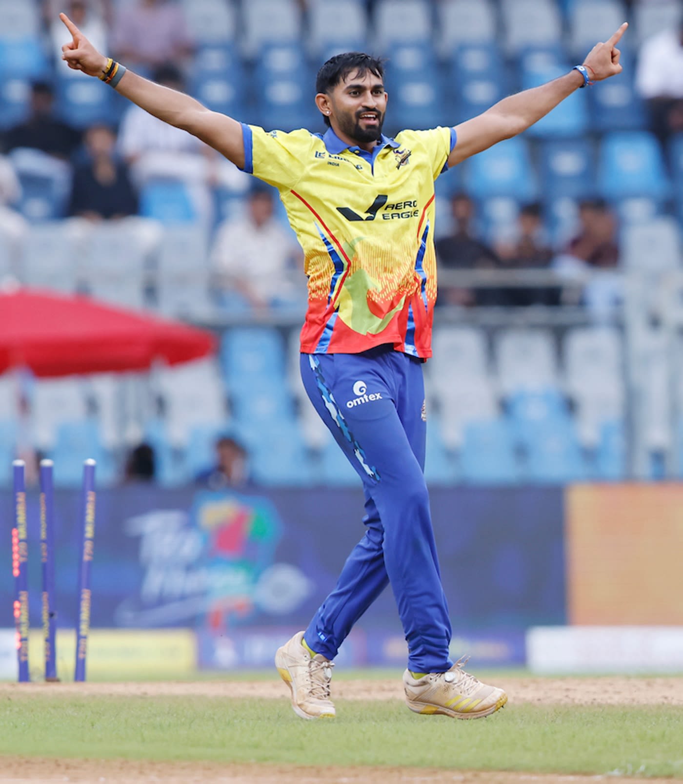 Sairaj Patil fired with both ball and bat for Eagle Thane Strikers in the T20 Mumbai League