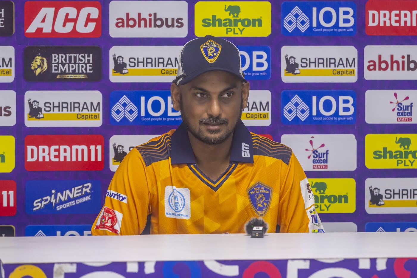 KB Arun Karthik speaks to the media
