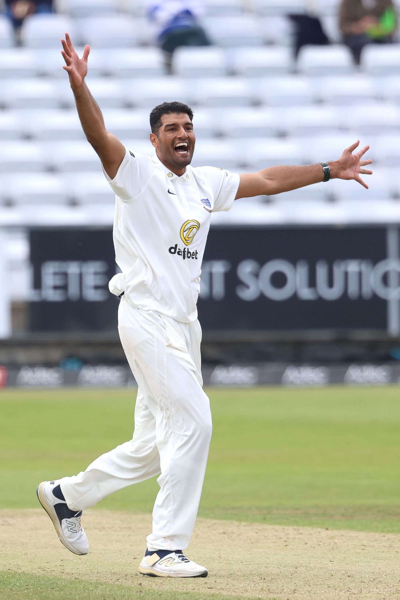 Gurinder Sandhu claimed five wickets for Sussex