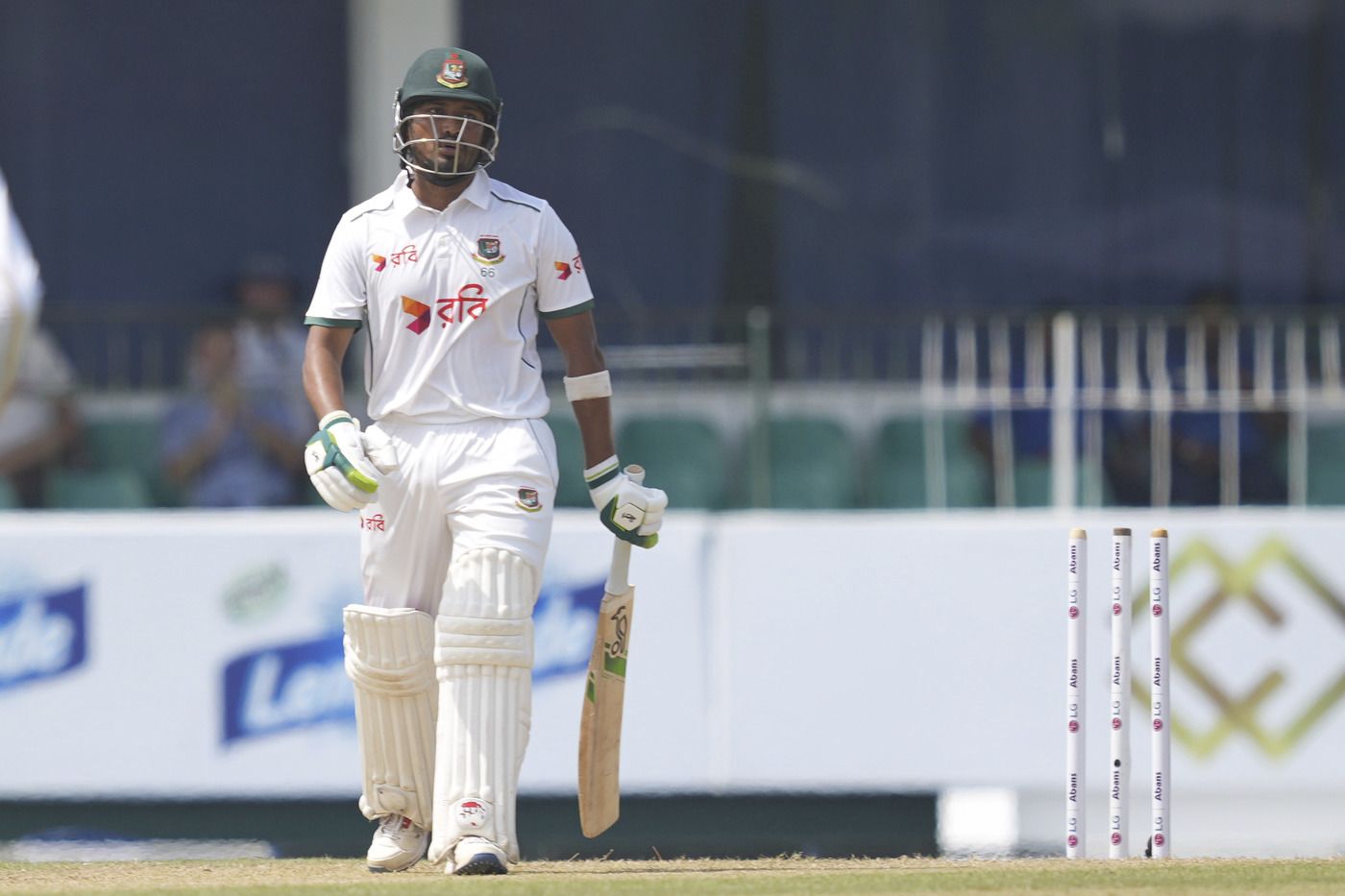 Anamul Haque fell for a ten-ball duck