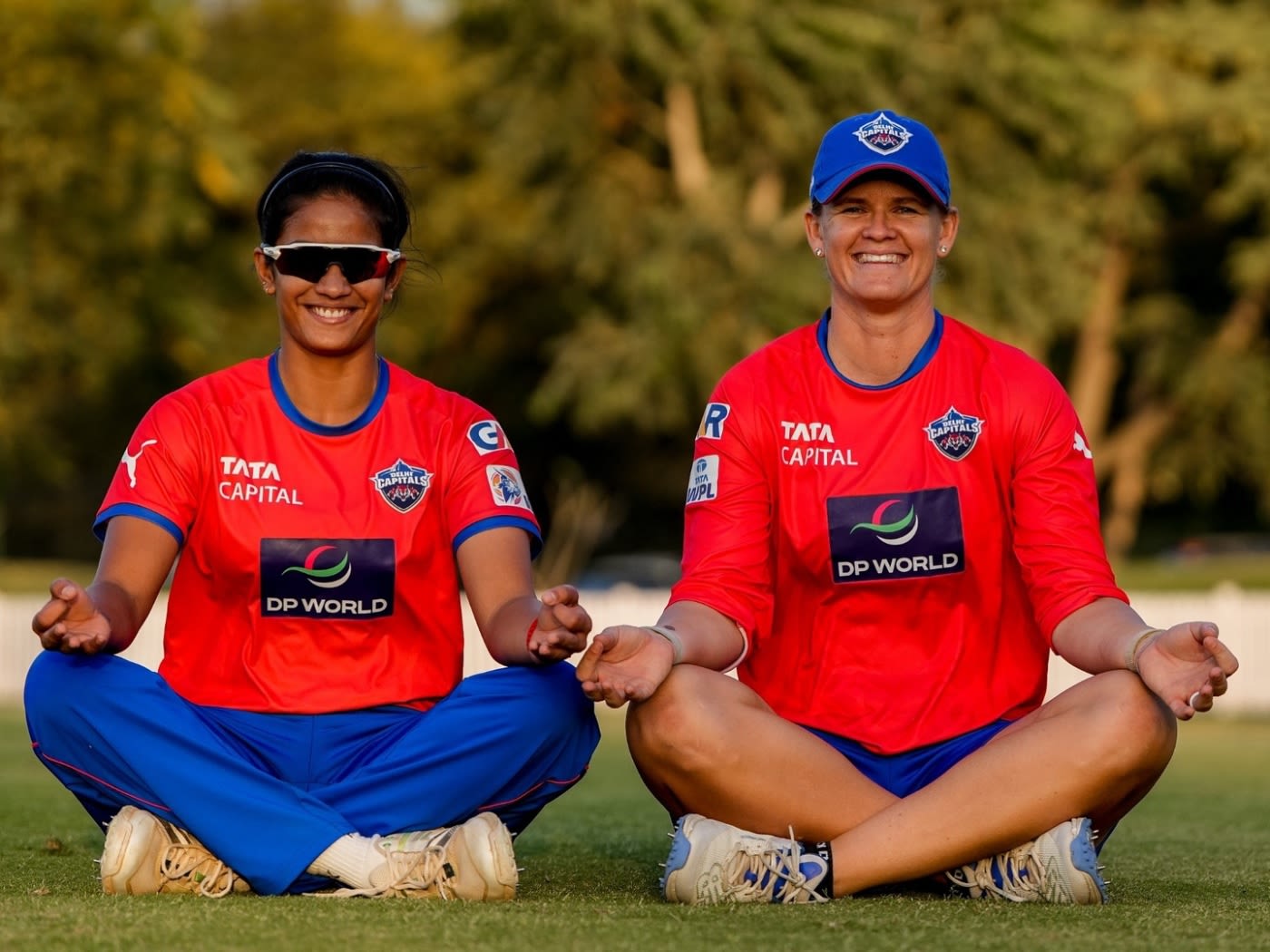 Salonee Dangore and Jess Jonassen strike a pose