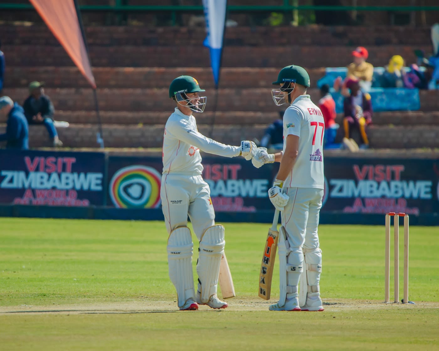 Sean Williams and Craig Ervine steadied Zimbabwe