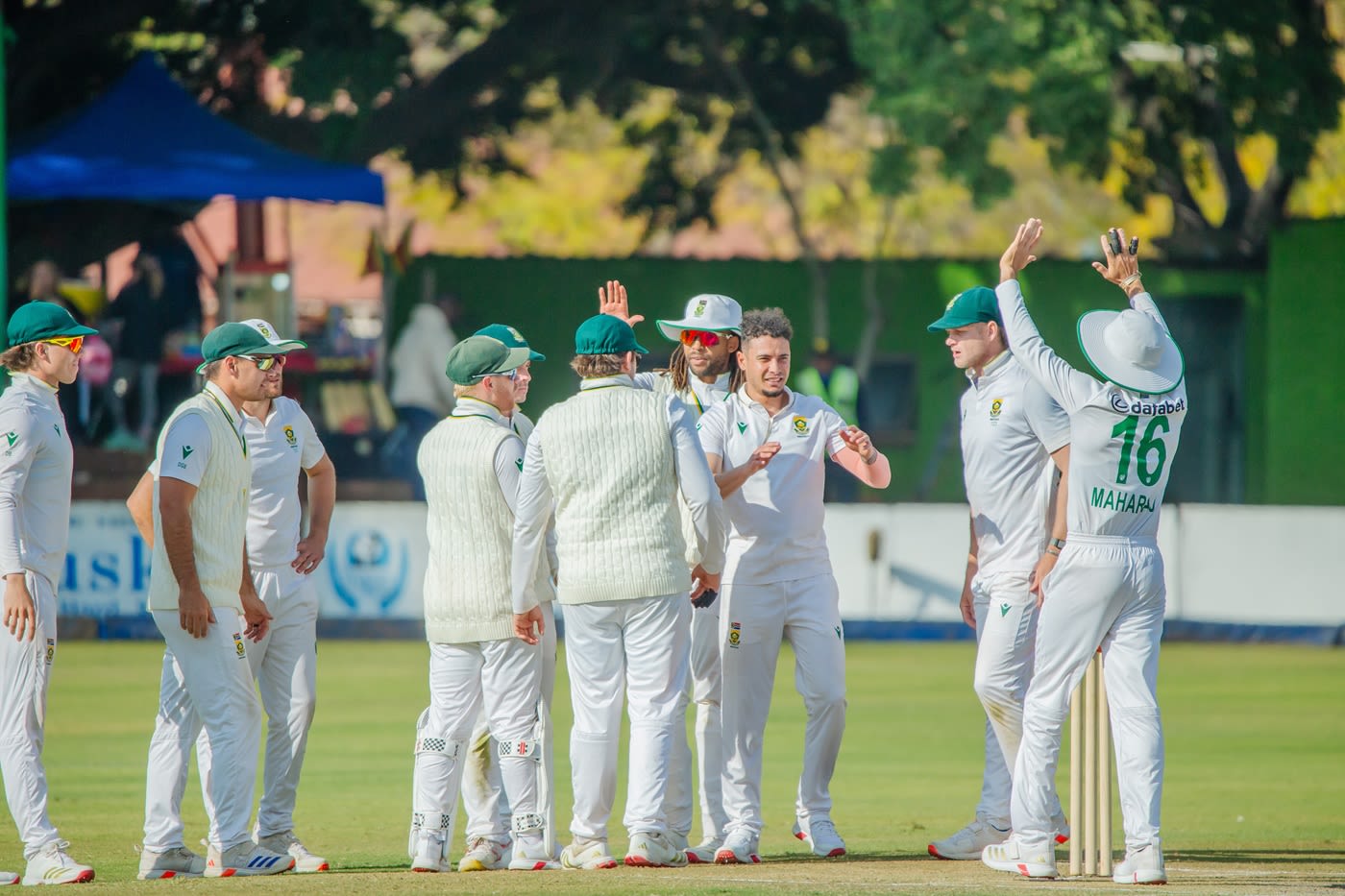 Codi Yusuf picked three wickets on Test debut