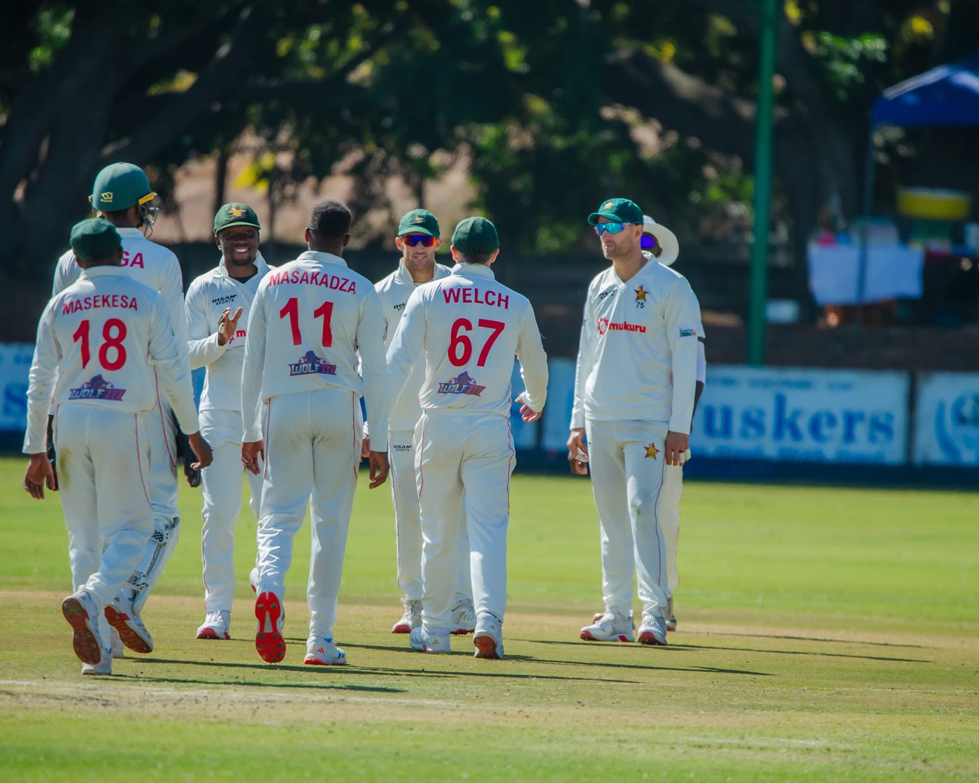 Wellington Masakadza broke a quick 72-run stand