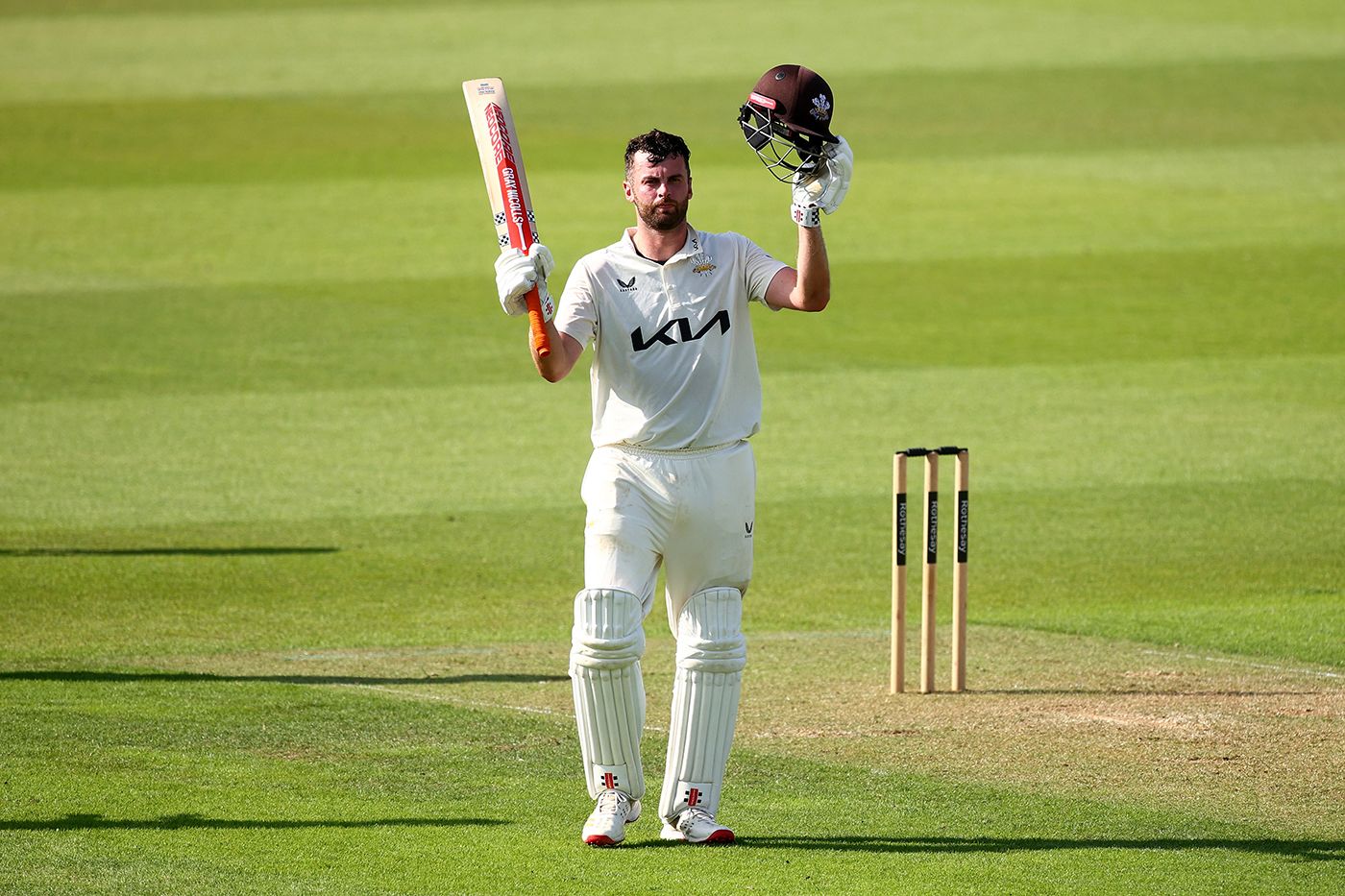 Dom Sibley batted through the day to finish 169 not out